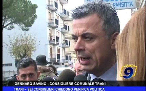 Trani | Sei Consiglieri chiedono verifica politica