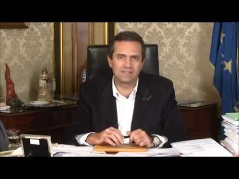 Napoli - Gli auguri alla città del Sindaco de Magistris (21.12.12)