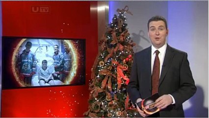 Real Oviedo Irish fans on UTV