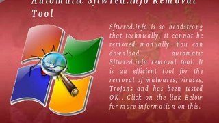 Uninstall Sftwred.info - Effective Steps To Uninstall Browser Hijacker