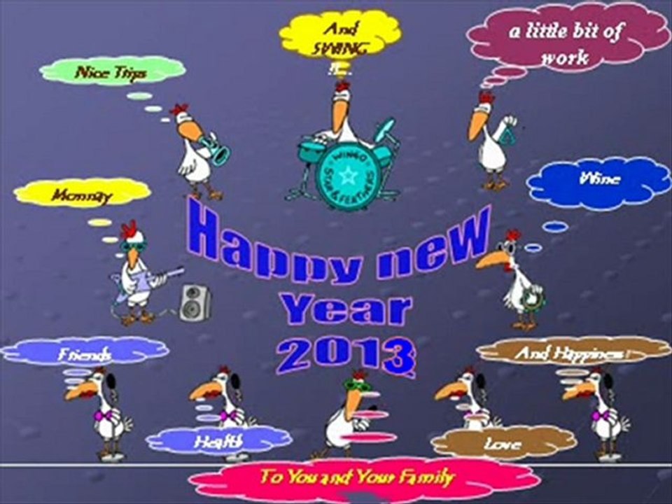 voeux 2013 avec bande son