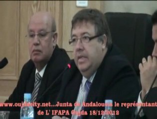 Download Video: Mot de MR  le représentant de l'IFAPA - Junta da Andalucia / Table Ronde du  Secteur agroalimentaire et Accées à l'innovation / oujda  la region de l 'oriental MAROC