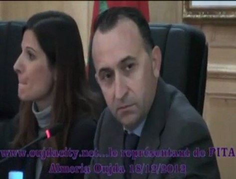 Mot de MR le représentant de PITA Almeria - parc scientifique et technologique d'almeria / Table Ronde du Secteur agroalimentaire et Accées à l'innovation / oujda la region de l 'oriental MAROC