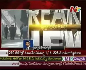 CM  Kiran Kumar Reddy visits Delhi ahead of All Party meet