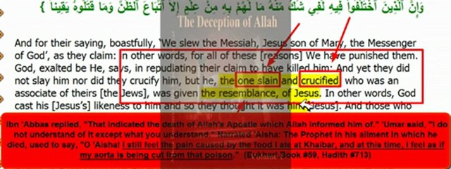 Allah Mondgott Kreuzigung Jesus Christus islam exposed