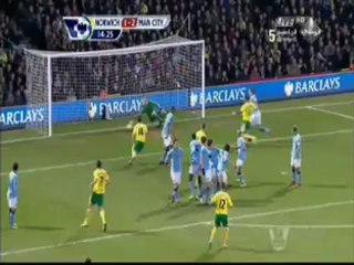 Norwich 1 x 2 Man City = 14' Pilkington | نوريتش 1 × 2 مان ستي = د14 هدف نوريتش