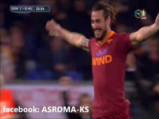 A.S. ROMA - Milan (2-0 Osvaldo)