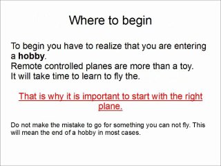 Ready To Fly Airplanes