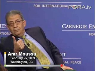Moussa Criticizes Israel's Peace Process Procrastination