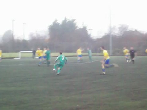 Tiptree Jobserve 2 Tollesbury 3, Essex & Suffolk Border League, 22-12-2012. 1st visitors goal.