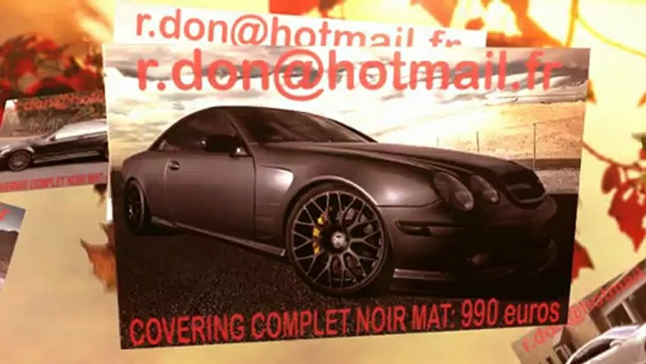 Mercedes CL, Mercedes CL, essai video Mercedes CL, covering Mercedes CL, Mercedes CL peinture noir mat