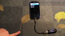 Samsung Galaxy S3 - Demo compatibilità USB OTG con pendrive HyperX (256 GB su USB 3)