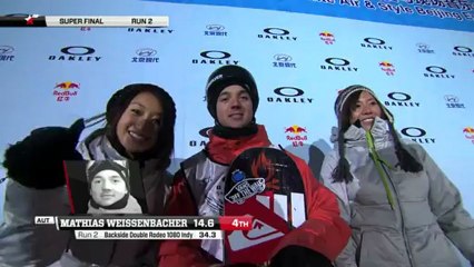 Mathias Weissenbacher - 4th Place at the Oakley Air & Style Beijing 2012 - Superfinal