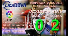 Jor.17: Athletic 0 - Real Zaragoza 2 (22/12/12)