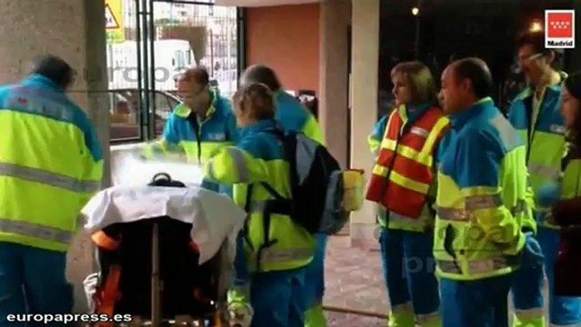 El árbol de Navidad, causa de un incendio en Móstoles