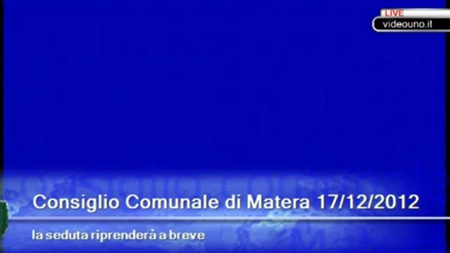 consiglio comunale MATERA