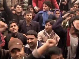 Protesters demand justice over Delhi rape case