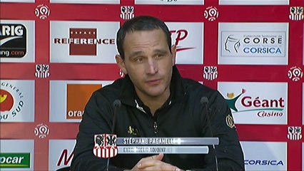 Conférence de presse AC Ajaccio - Stade Rennais FC :  (ACA) - Frédéric  ANTONETTI (SRFC) - saison 2012/2013