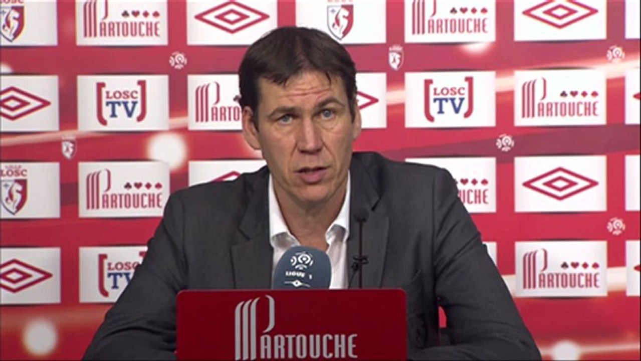 Conférence de presse LOSC Lille - Montpellier Hérault SC : Rudi GARCIA (LOSC) - René GIRARD (MHSC) - saison 2012/2013
