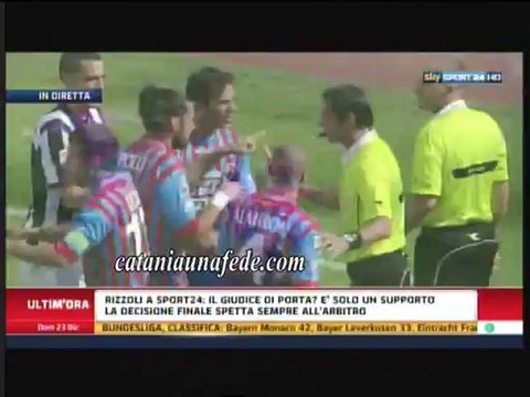 Rizzoli chiede scusa al Catania e ai suoi tifosi