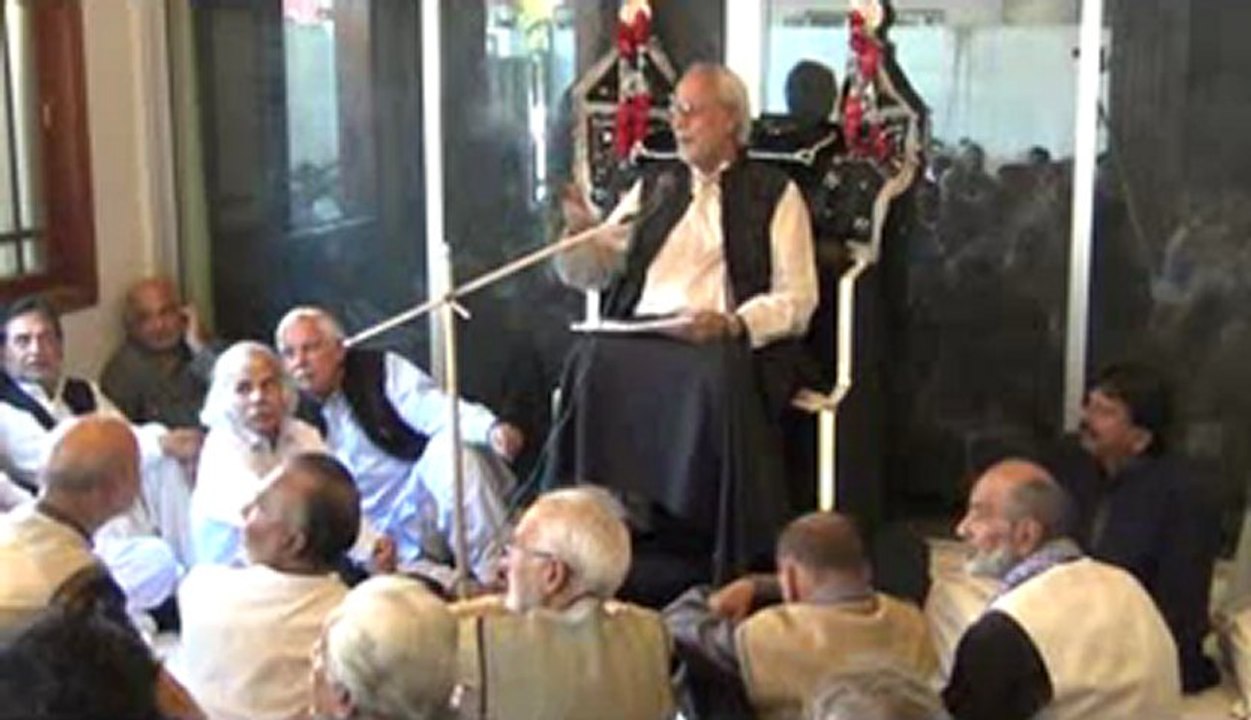 New Marsia By Asif Raza Rizvi dated 23-December 2012. 37th Jadeed Marsia ka kul Karachi silsala-e-majalis at Kehkashan Karachi, Pakistan.