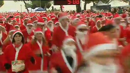 Chema Martínez estrena en España la  Carrera del Papá Noel