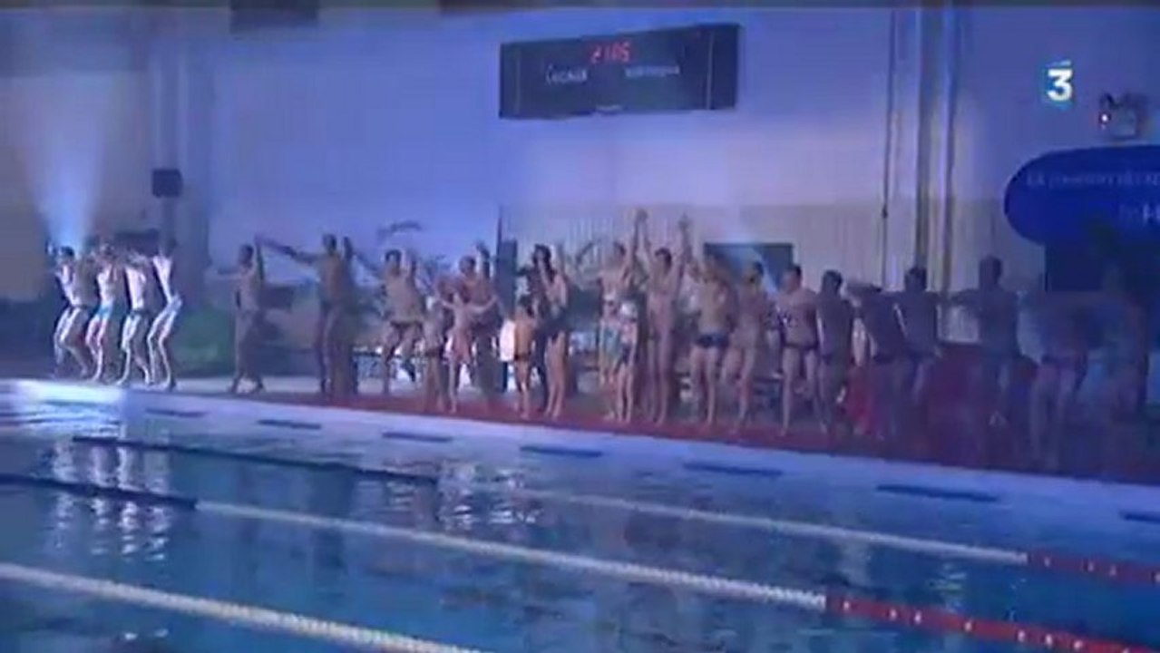 Le Havre : le jubilé  et les adieux du nageur Hugues Duboscq