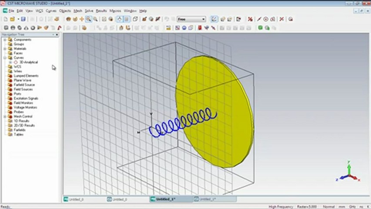 CST MWS Tutorial 02_ Geometrical Design of a Helix Antenna