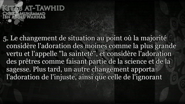 kitab tawhid - ch38 Obéir aux savants et aux gouvernants dans...