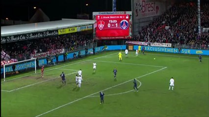 But Kevin GAMEIRO (73ème) - Stade Brestois 29 - Paris Saint-Germain (0-3) - saison 2012/2013