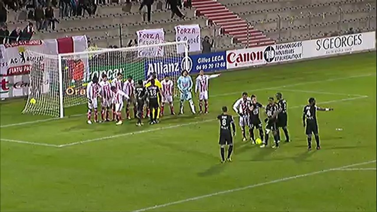 But Julien FERET (72ème) - AC Ajaccio - Stade Rennais FC (2-4) - saison 2012/2013