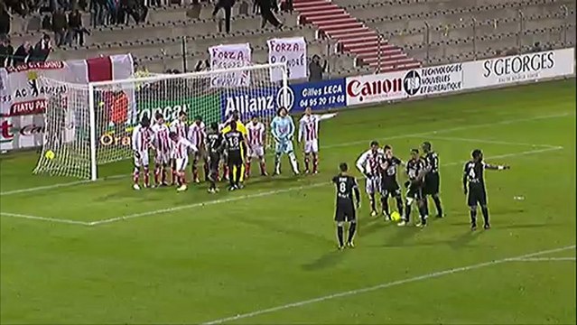 But Julien FERET (72ème) - AC Ajaccio - Stade Rennais FC (2-4) - saison 2012/2013