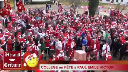 AGDE - 2012 - VERSION COURTE - FLASH MOB du Collége Paul EMILE VICTOR - NOEL 2012 - LIB DUB