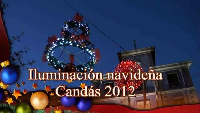 Iluminación NAVIDAD 2012 en Candás, Asturias