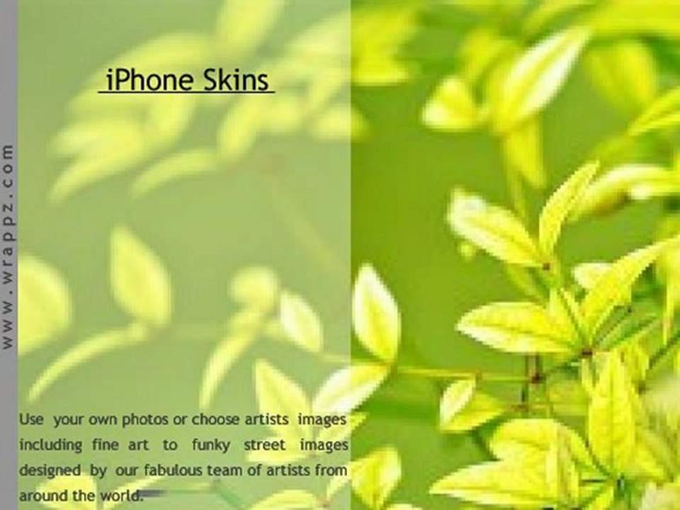 Customized iPhone Skins by USA.Wrappz.Com