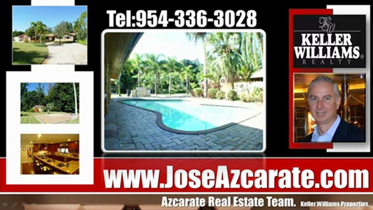 Home for Sale in Southwest Ranches Florida 14701 Sunset LN