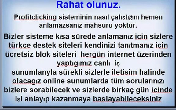 Profitclicking Türkiye Profit Clicking Türkçe tanıtım videosu - YouTube