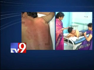 Police beat man black and blue