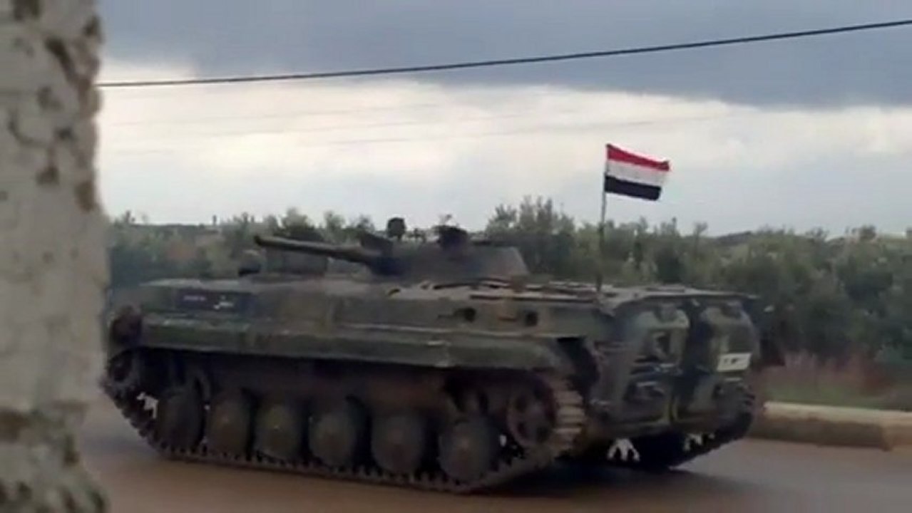 Syrian Army Mechanized Troops