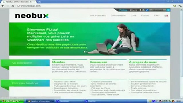 Neobux 2012 la bonne Strategie pour gagner 1000$ facilement avec Neobux - Dailymotion