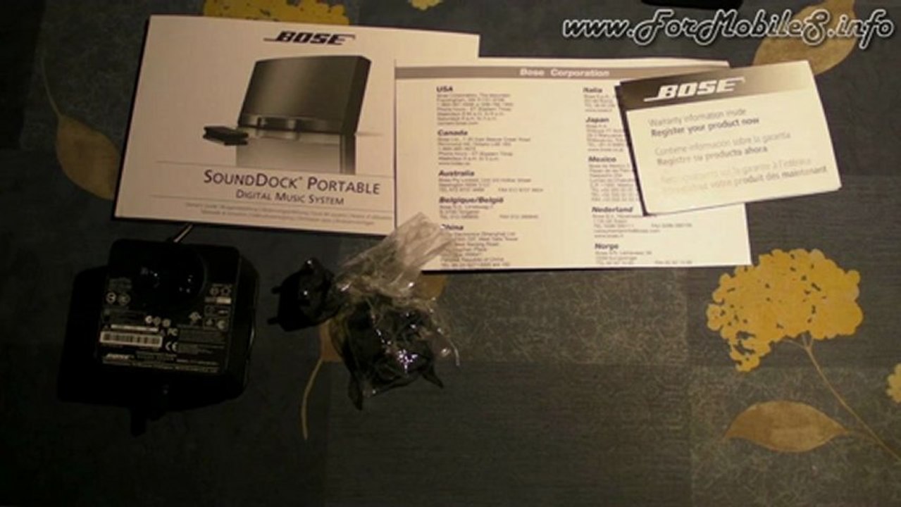 Bose SoundDock Portable - Unboxing
