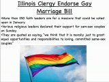 Illinois Clergy Endorse Gay Marriage Bill