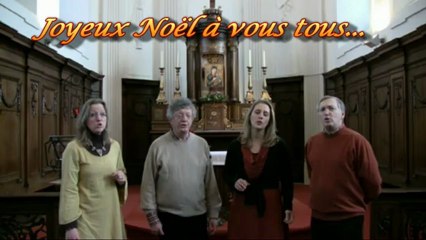 Voeux de Noël 2012 de la part de Phalaina à l'Eglise de Bierges