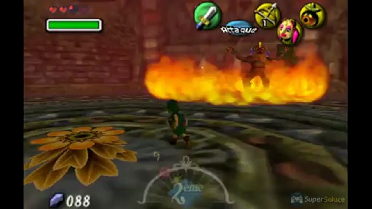 Soluce de Zelda Majora's Mask : Chapitre 4 - Le temple du Bois-Cascade (Boss Odolwa)