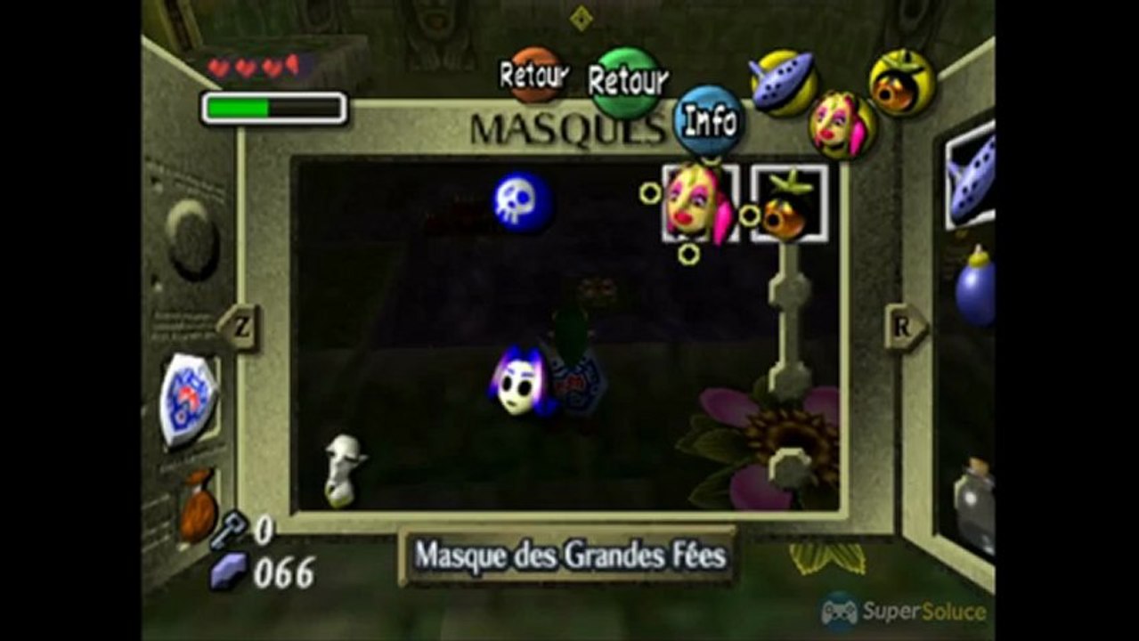 Soluce de Zelda Majora's Mask : Chapitre 4 - Le temple du Bois-Cascade (partie 2)