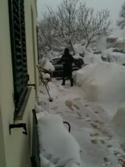 tuffo di faccia sulla neve 2011