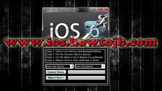 Jailbreak iOS 6, 6.0.1 iPhone 4, 3gs iPad 1, iPodTouch 4g, 3g