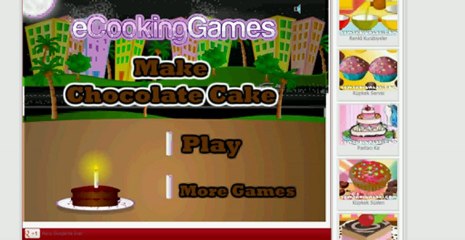 Çikolatalı Kek Hazırlama Oyunu