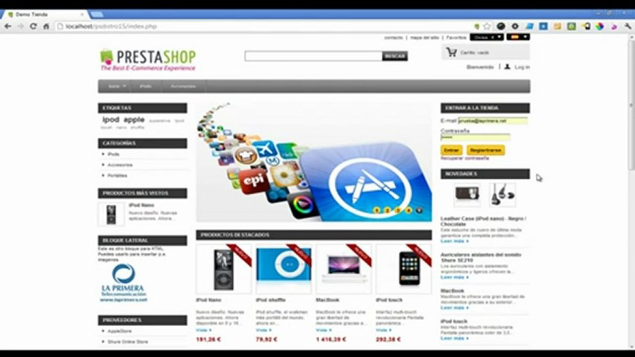 Curso de PrestaShop 1.5