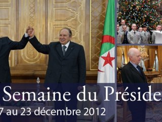 La semaine du Président du 17 au 23 décembre 2012
